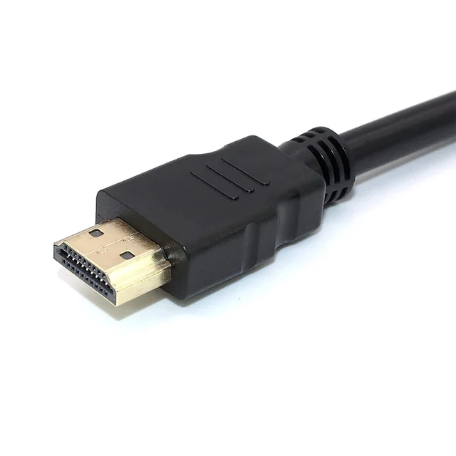 HDMI Splitter 1 in 2 Out HDMI Male to Dual HDMI Female 1 to 2 Way for HDMI HD, LED, LCD, TV (in Both Display Same Screen Will Play