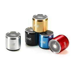 M10 (Portable Bluetooth Mini Speaker) Dynamic Metal Sound with High Bass 5 W Bluetooth Speaker (Silver, Stereo Channel)