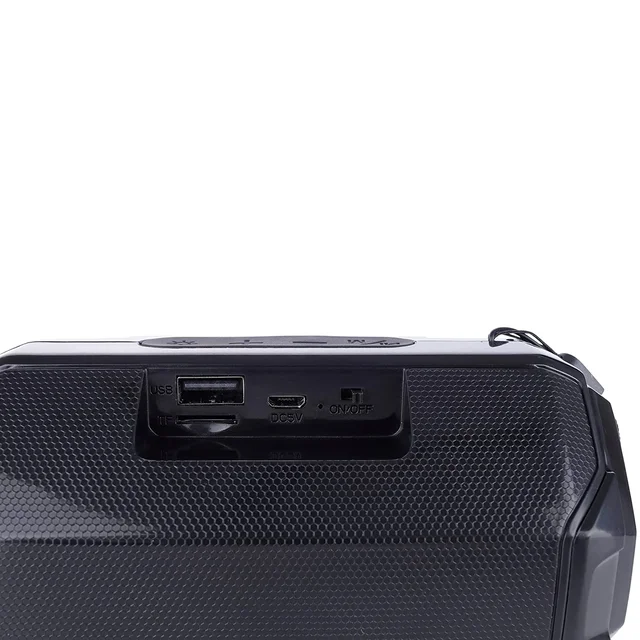 MZ 206 (Portable Bluetooth Speaker) Dynamic Thunder Sound with High Bass, Mobile Stand, Built-in Torch 10 W Bluetooth Speaker (Stereo Channel) Multicolored