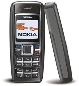 Refurbished Nokia 1600 (Single SIM, 1.4 Inch Display, Black) - Superb Condition, Like New - Black