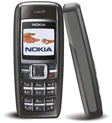 Refurbished Nokia 1600 (Single SIM, 1.4 Inch Display, Black) - Superb Condition, Like New - Black