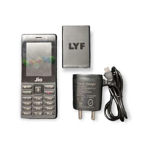 Refurbished JIO PHONE Random model 2.4 LCD 2000mAh With Charger and battery Random Model