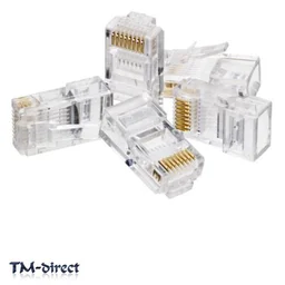 Rj45 Plug Connector Cat5 Cat6 Network Lan Crimp( Pack of 5 )