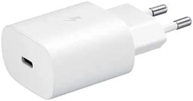 25W USB-C Super Fast Charger True 25W Pd Charging Adapter Compatible for Samsung A14 5G, A73 5G, A53 5G, A23 5G, A04e, A04, A13 (White)