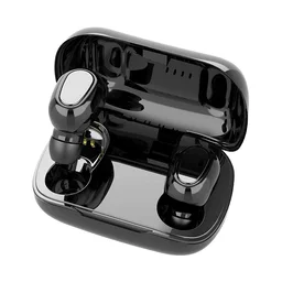 TWS L21 Wireless In Ear Earbuds 300mah Battery,Bluetooth 5.0,Easy Button Control,Total Playback One time 4 Hrs Play time,Attractive Design Black