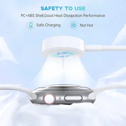 Watch Charger Compatible with Apple Watch Charger, Magnetic Charging Cable for iWatch Series 8/7/6/SE/5/4/3/2,Portable Wireless Charger with USB Charging Cord (3.3ft / 1m / White)