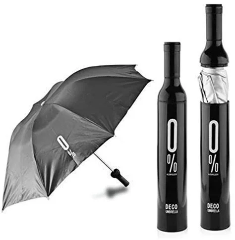 Umbrella Bottle Shape Easy to Carry Bottle Size Random Colour