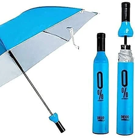 Umbrella Bottle Shape Easy to Carry Bottle Size Random Colour
