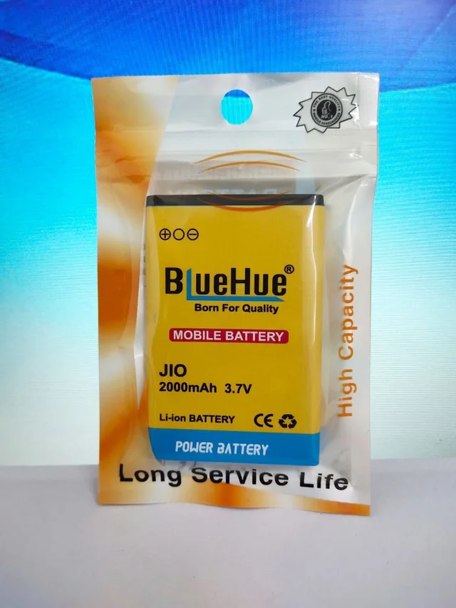 Bluehue Jio ( 2000mah ) Mobile Battery ( Polly Packing )