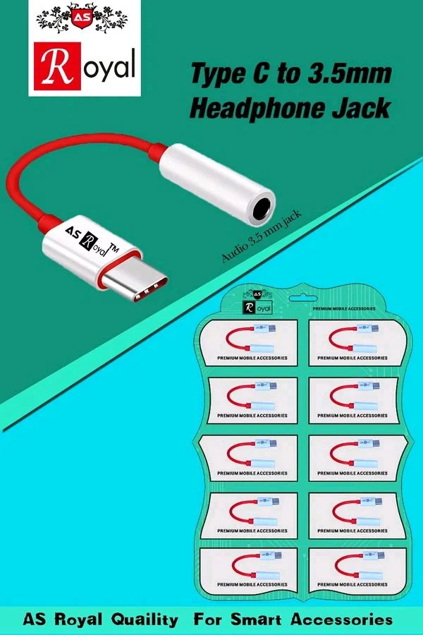 Royal Type-c To 3.5mm Headphone Jack 