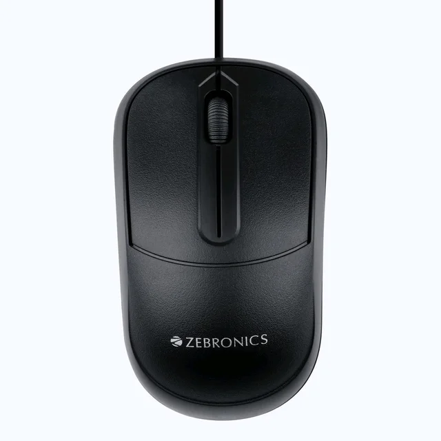 Zebronics Usb Optical Mouse Zeb Comfort+ Wired Mouse 