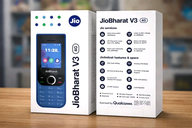 Jio Bharat V3 4G 1000 mAh Battery (1.77) ( Service Center Warranty )