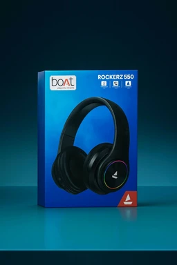 Rockerz-550 Wireless Heavy Premium Quality Headphones (Adjustable Headband ! Support TF Card ! Aux Port ! Control Button ⏏️ )