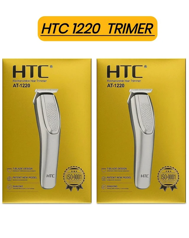 HTC New At-1220 Rechargeable Hair Trimmer (T-Precision Blade , Traditional Switch Design)