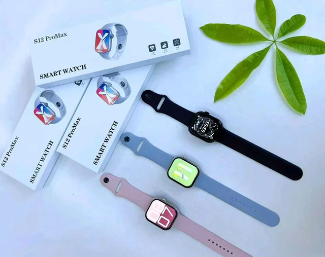 New S-12 Pro Max Premium Quality (3 Different Colour) Smart Watch 