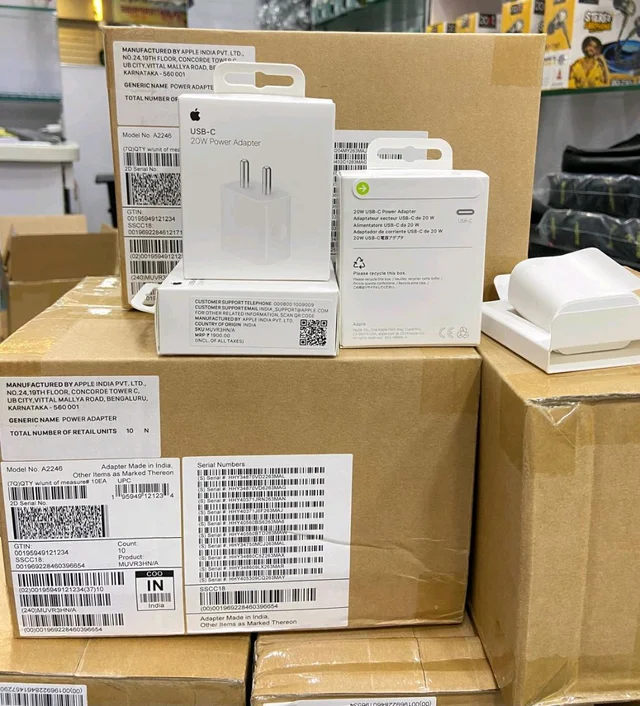 New 20WTS Premium Quality Power Adapter (10Pcs Box Pecking , New MRP)