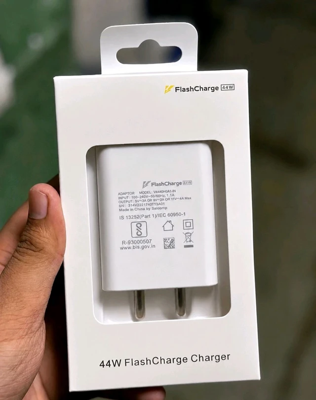 44w FlashCharge Fast Charger Compatible for Vivo Mobile – Fast Charging Adapter 