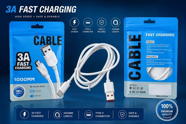 Polly Pecking Type C Charging Port Cable Og Quality 