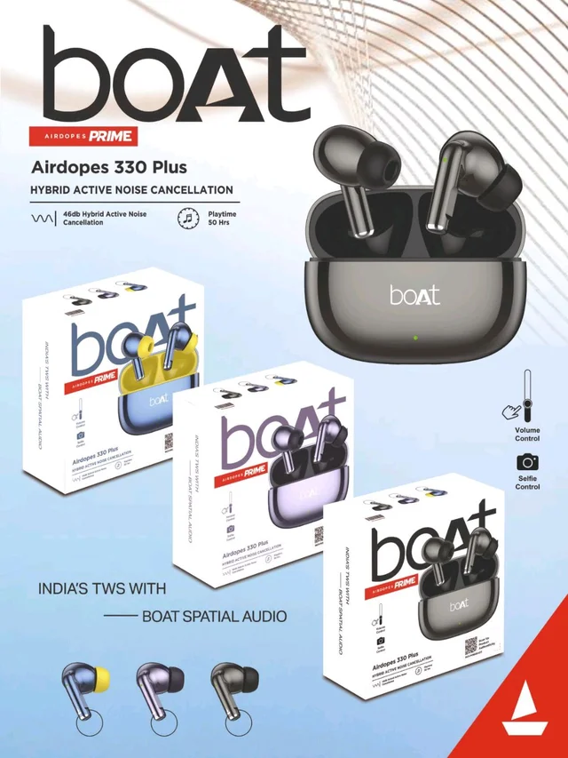 New Nirvana B-330 Plus All Shiny Hard box Premium Quality Earbuds (3 Different Colour)