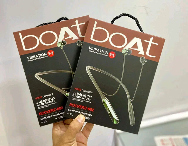 New 🆕 B-682 Magnetic 🧲 On off Voice Changer Vibration Double Box Nackband 