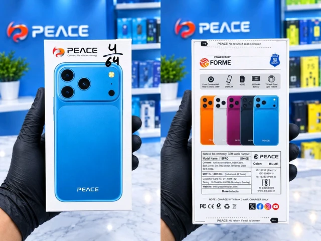 PEACE i18PRO 4GB RAM + 64GB ROM 4G/5G Smartphone