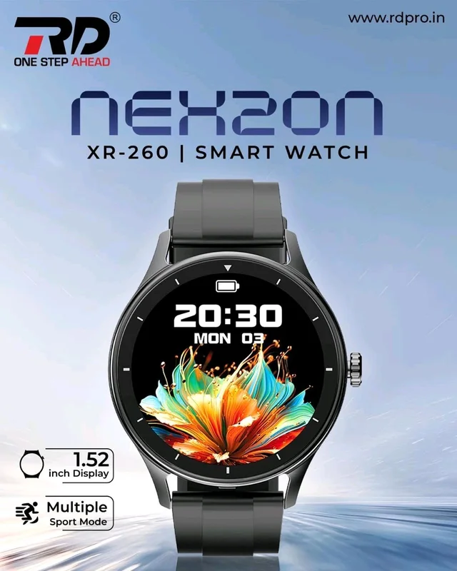 RD Pro Nexon XR-260 1.52″ Smart Watch – Multiple Sports Mode
