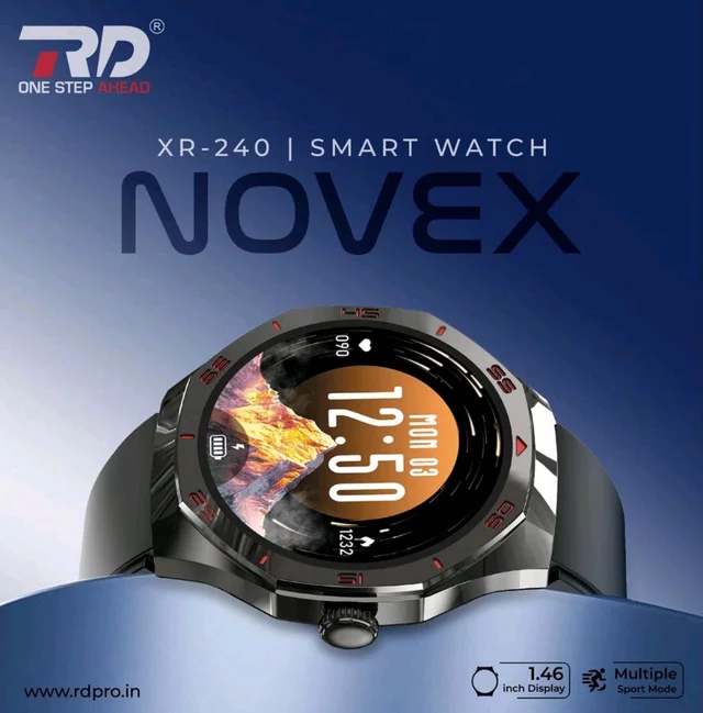 RD Pro Novex XR-240 1.46" Smart Watch - Multiple Sports Mode