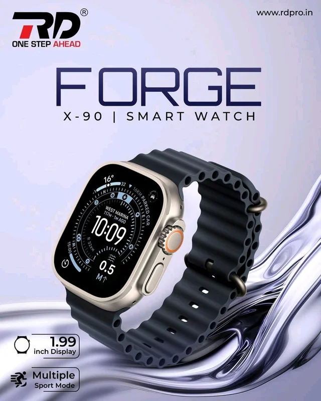 RD Pro Forge X-90 1.99" Smart Watch - Multiple Sports Mode