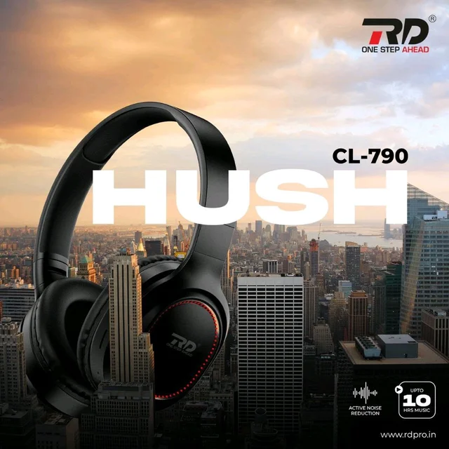 RD  CL-790 Wireless Headphones - Active Noise Reduction