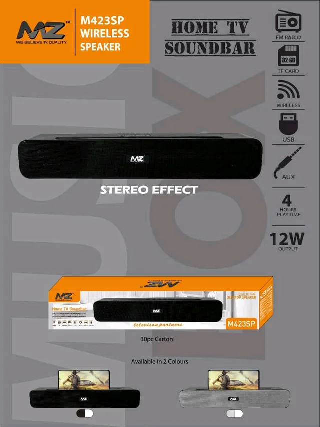 MZ M-423 Heavy Sound Quality Home TV Sound Bar Speaker