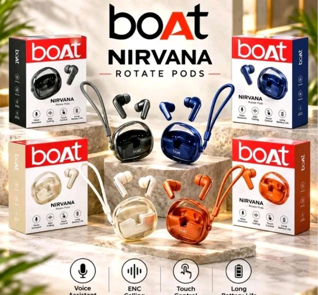 New Nirvana ROTATE PODS Heavy Premium Quality 4 Different Colour Rotating Buds With Rope 