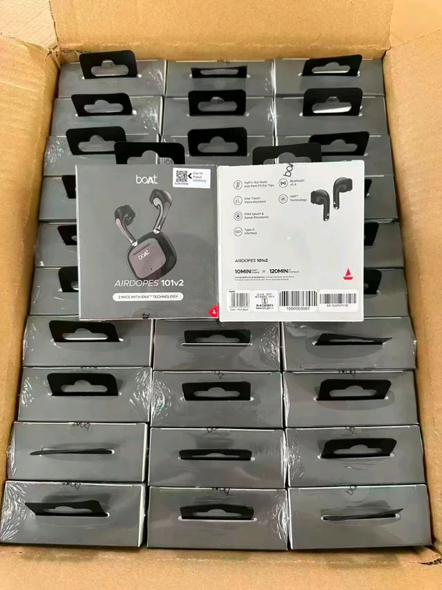 New Airdopes B-101 V2 Og Different Different Serial Number Premium Quality Earbuds 