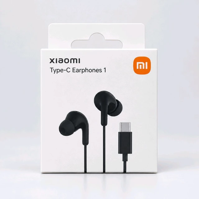 New Xiaomi Type-C Earphones 1 – Black USB-C Wired Earphones
