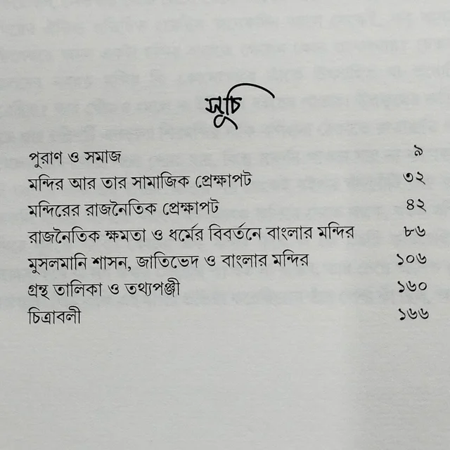 রাজনৈতিক ক্ষমতা জাতিভেদ ও ধর্মের বিবর্তনে বাংলার মন্দির। কৌশিক দত্ত।