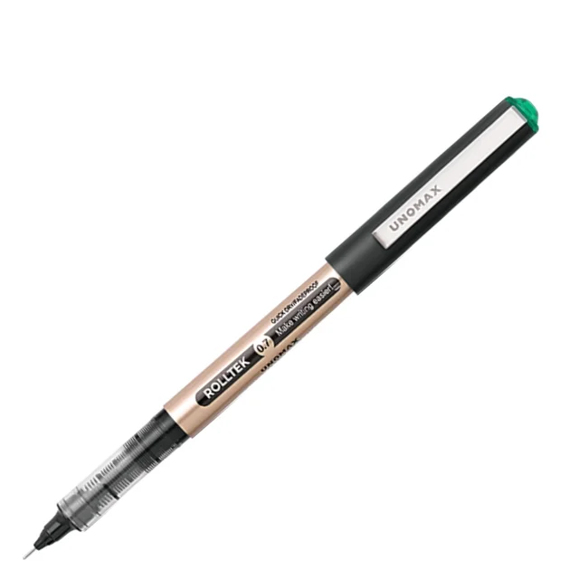 Unomax Rolltek Liquid Roller Pen 0.7mm - 1 Piece, Green