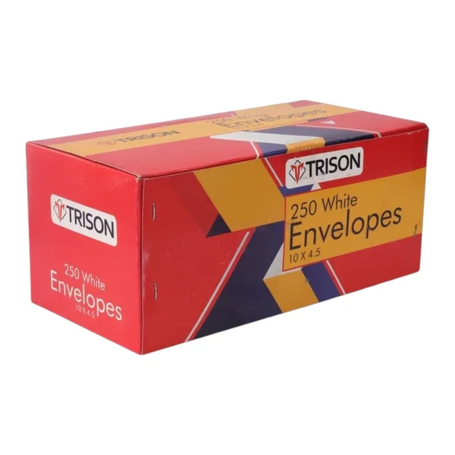 Trison White Envelopes Plain (100 GSM)