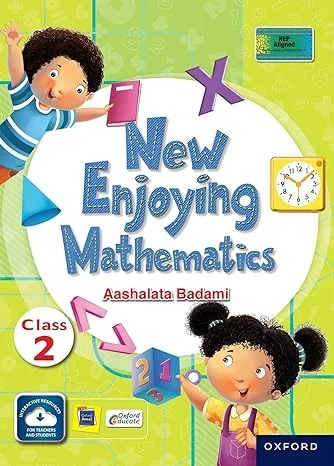 Oxford New Enjoying Mathematics By - Aashalata Badami Class 2 Examination 2023-24