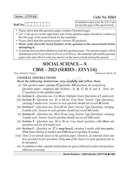 Shiv Das CBSE 2024 Exam Past 7 Year Board Papers + Sample Papers Social Science Class 10