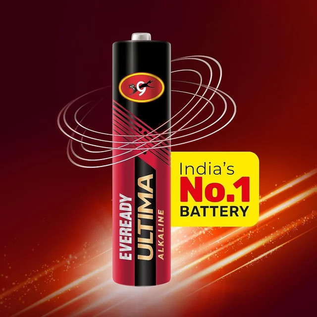 Eveready Ultima Alkaline AAA Battery & Cell 1.5V 400% Longer Lasting Pack of 10 Pieces -
