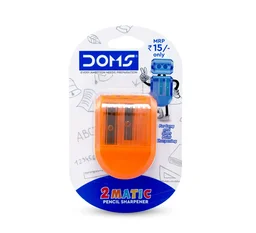 Doms 2 Matic Pencil Sharpener - 1 Piece
