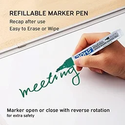 Doms Refilo White Board Marker Pen - Green