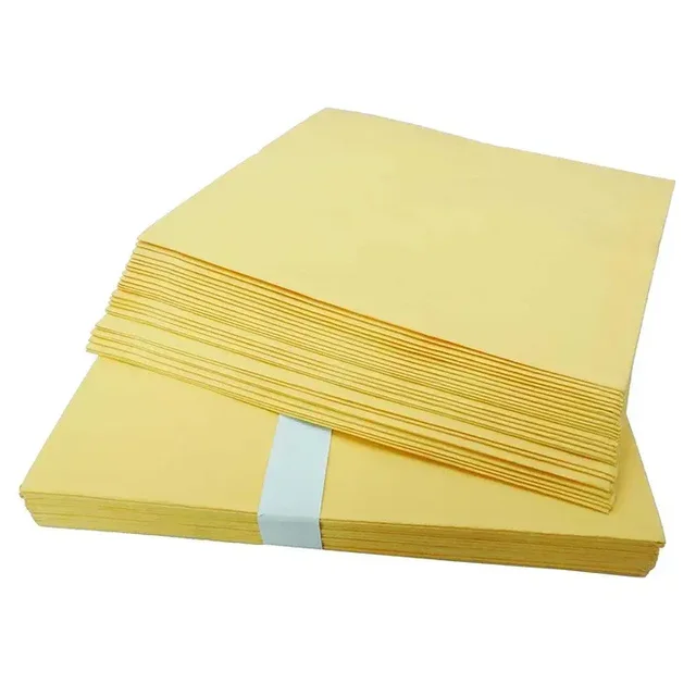 Tycoon Yellow Laminated Envelopes - 50 Pieces, 11 x 5 inch