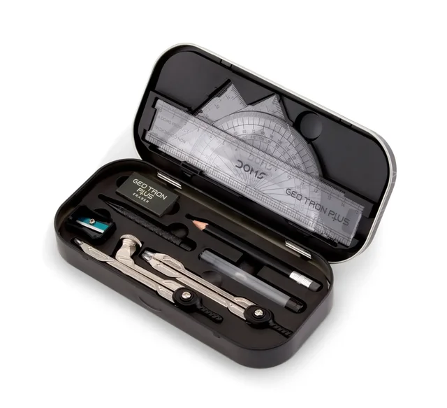Doms Geotron Mathematical Drawing Instruments Box & Geometry Box Pack of 1