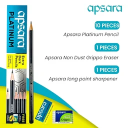 Apsara Palatinum extra dark Pencils Pack of 10 Pieces