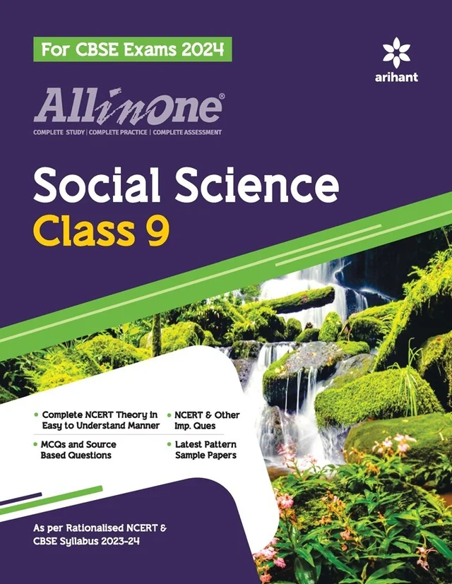 Arihant all in one Social Science Class 9 CBSE Examination 2024 - 25