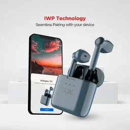 Boat Airdopes 131 Total Playback : 60 HRS. Bluetooth Truly Wireless in Ear Earbuds with Mic - Gray