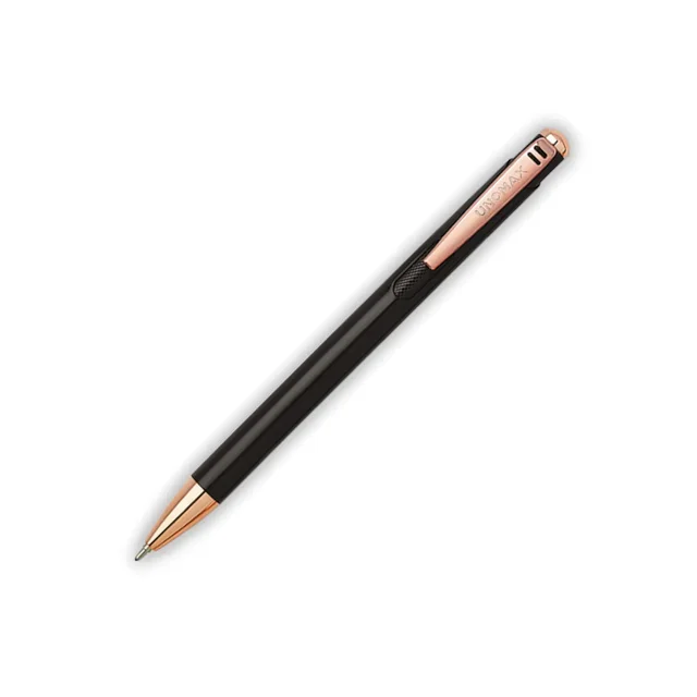 Unomax Lumina Metal Ball Point Pen - 1 Piece, Blue, Ebony Black