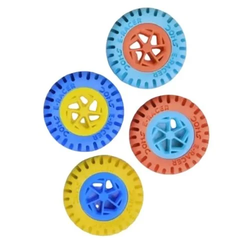Doms Mini E-Racer Wheel Shape Eraser - 10 Pieces