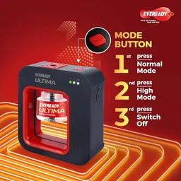 Eveready Ultima Portable Anti-Mosquito Liquid Repellent Machine + Refill upto 3 Hrs. Batter Backup Rechargeable Liquid Vaporiser,