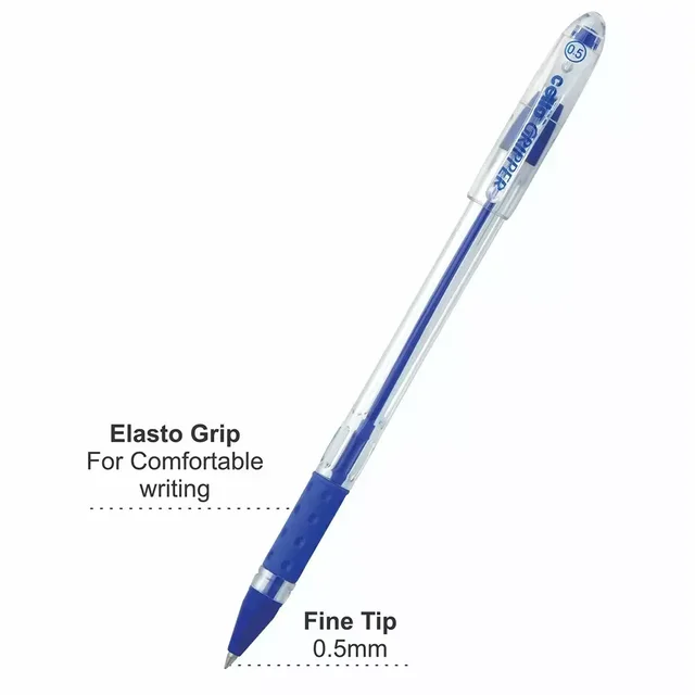 Cello Ball Pen Gripper - 10 Pieces, Red
